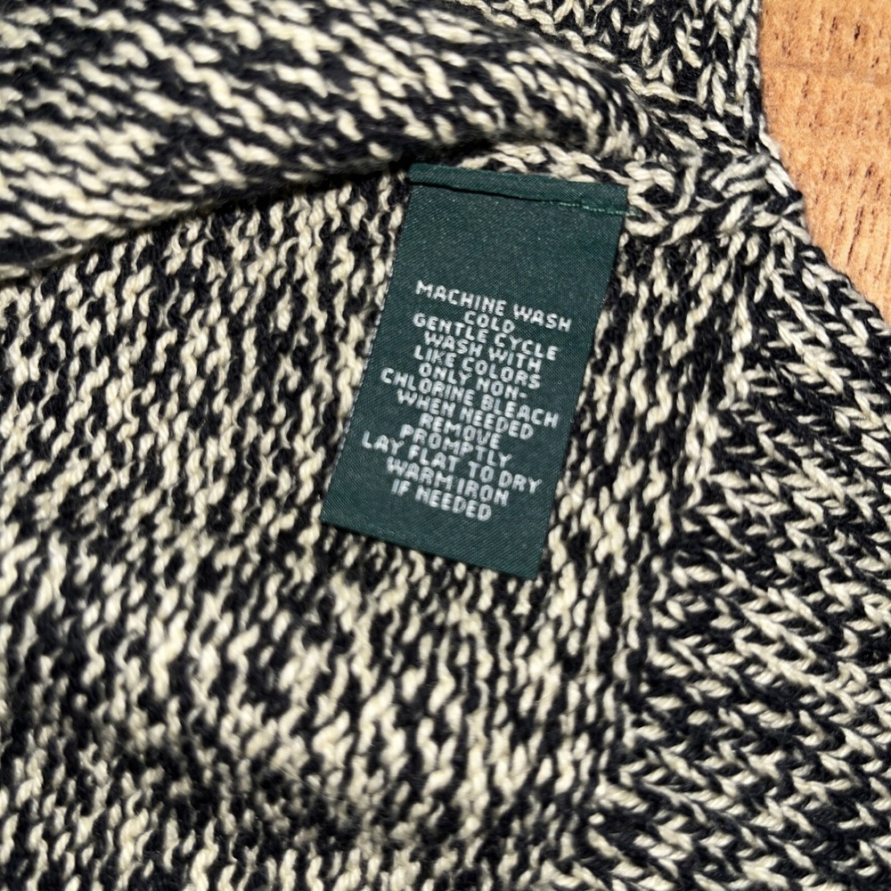 Ralph Lauren Sweater Womens Large Brown Marled Classic Knit LRL Lauren Jeans Co - Picture 5 of 7